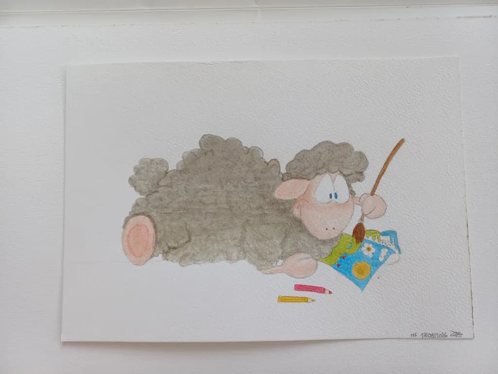 Sheep Painting