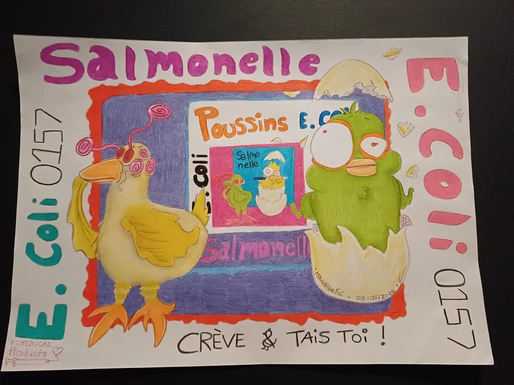 Salmonella Poussins