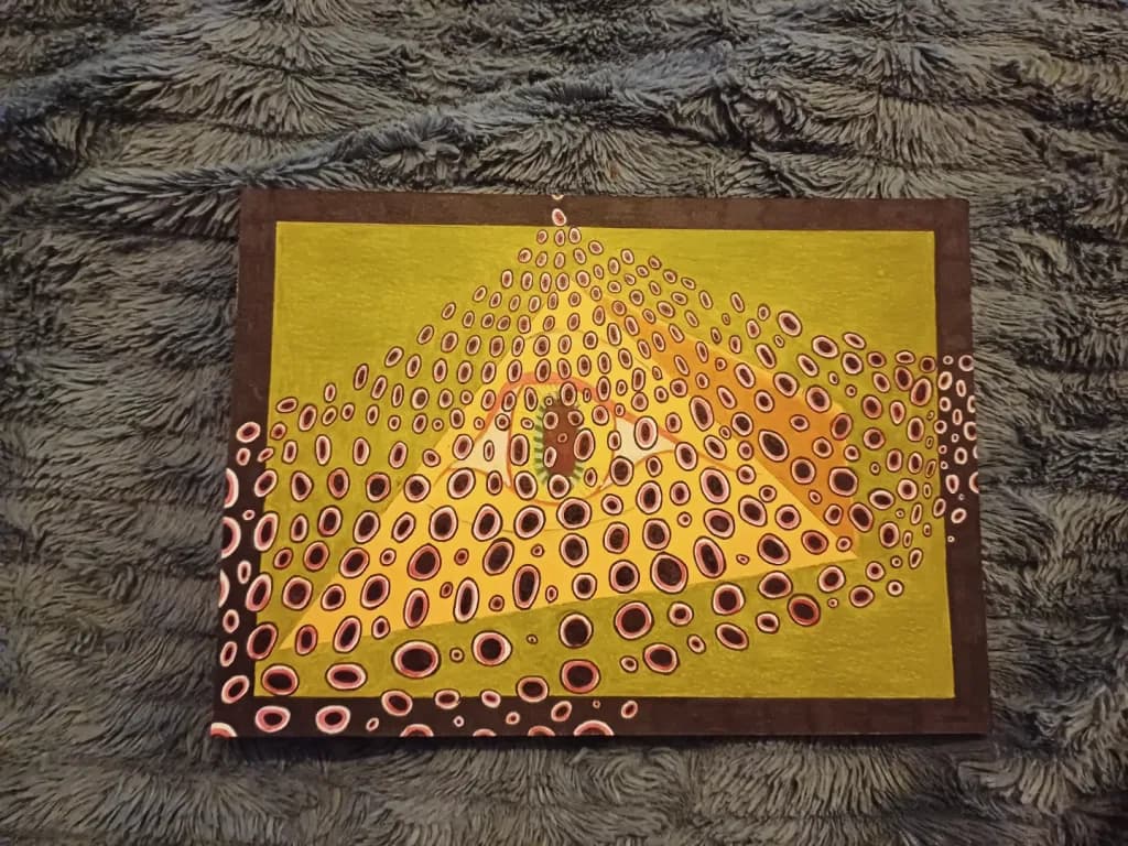 Patterned Eye Canvas