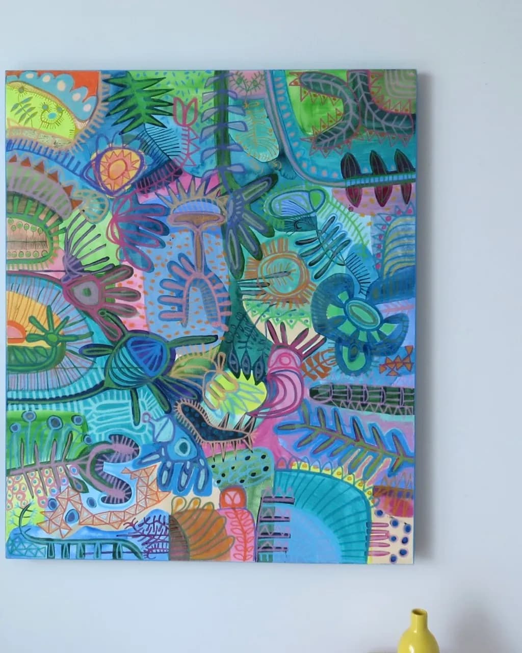 Abstract Botanical Composition