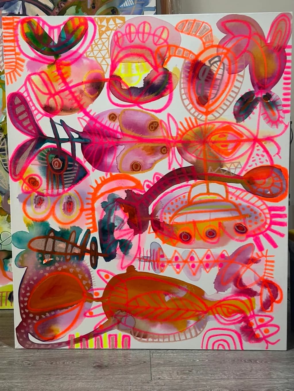 Abstract Fish and Flora
