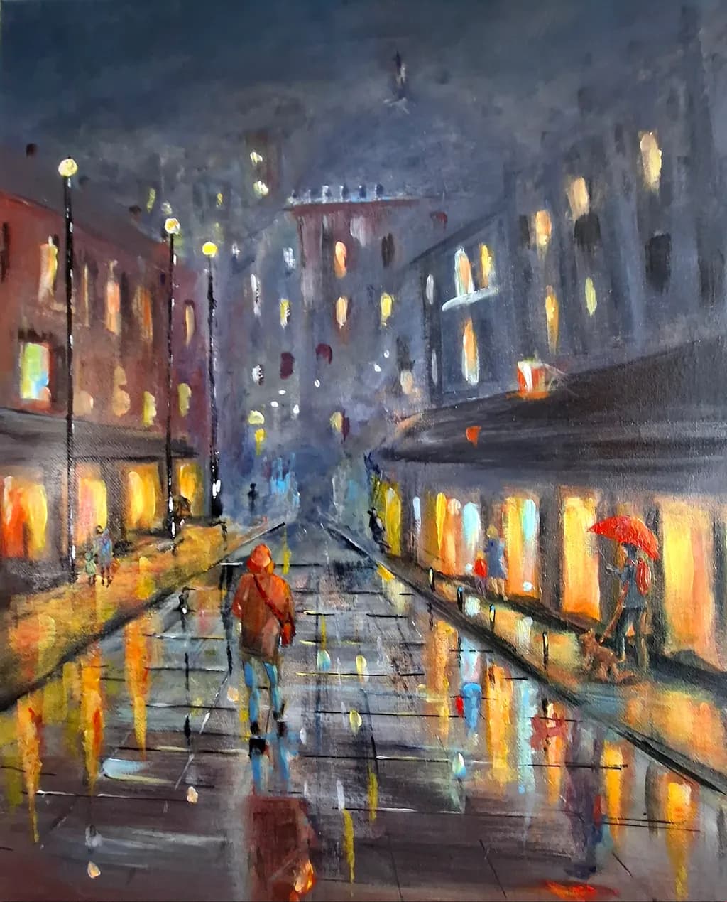 City Street Reflection