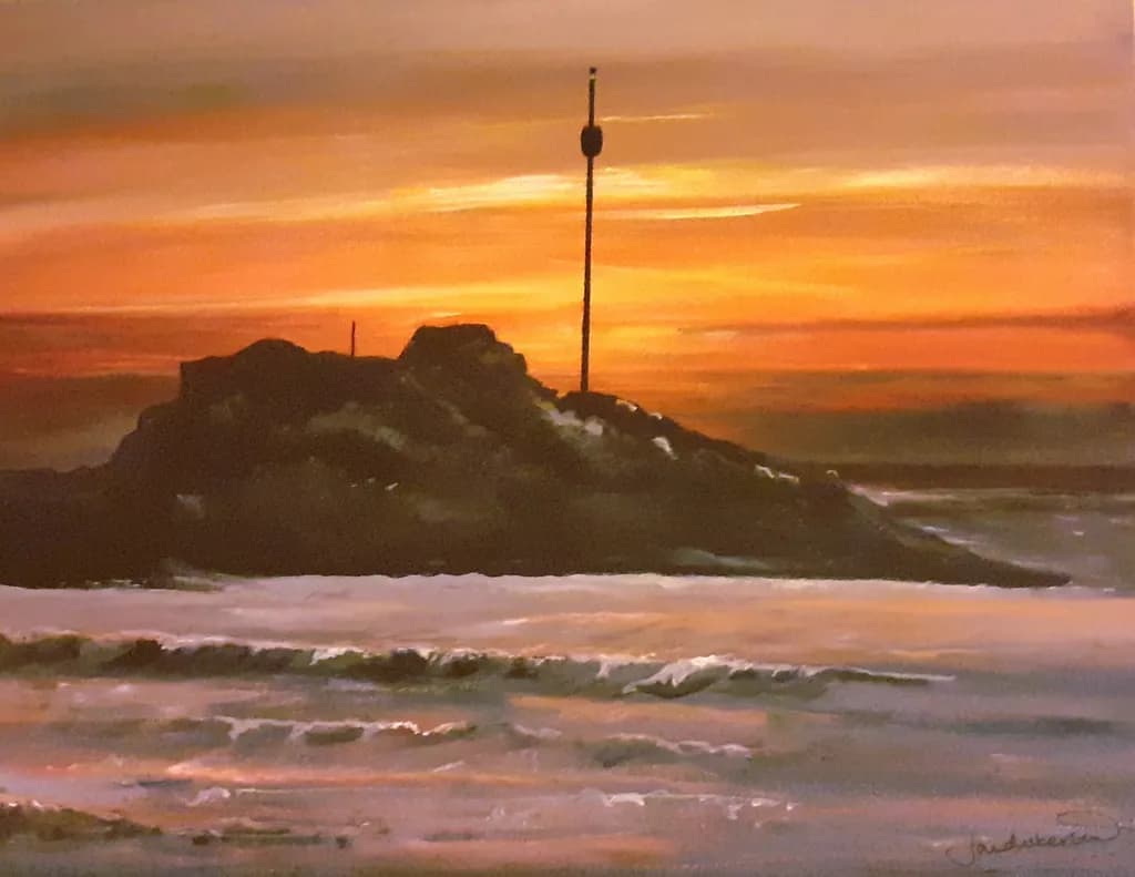 Inbound Arrival Sunset