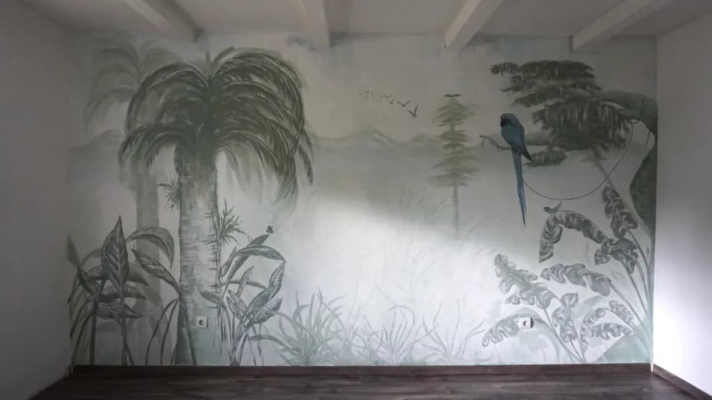Tropical Jungle Mural