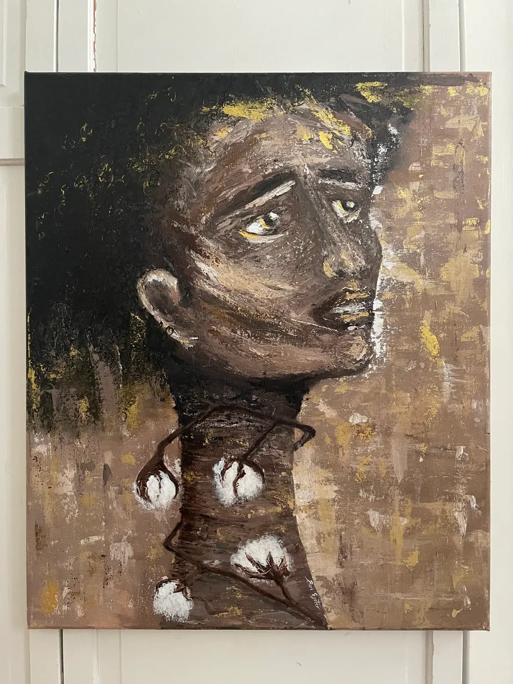 Cotton Wrapped Portrait