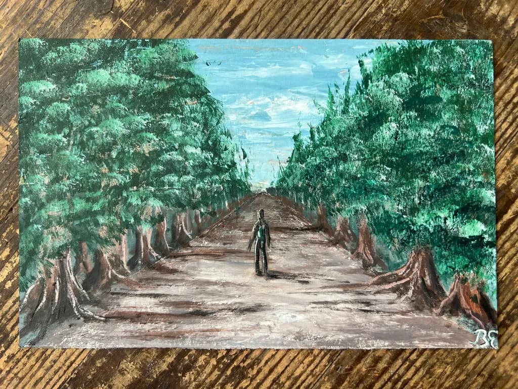 Forest Path Solitude