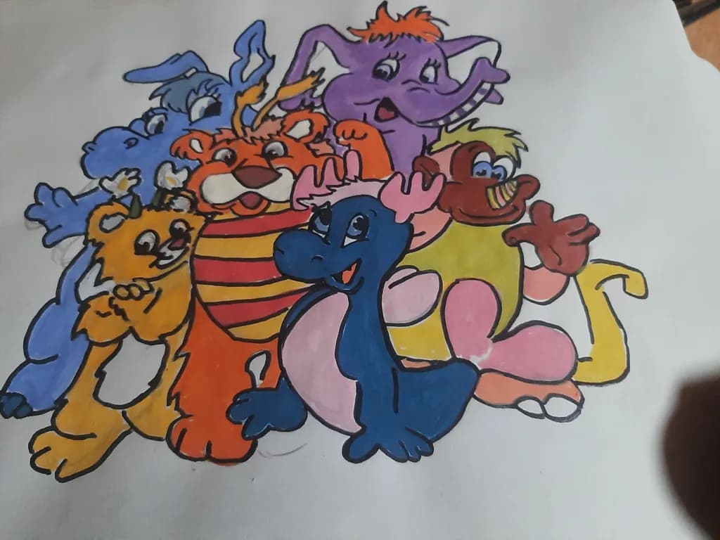 Colorful Animal Friends