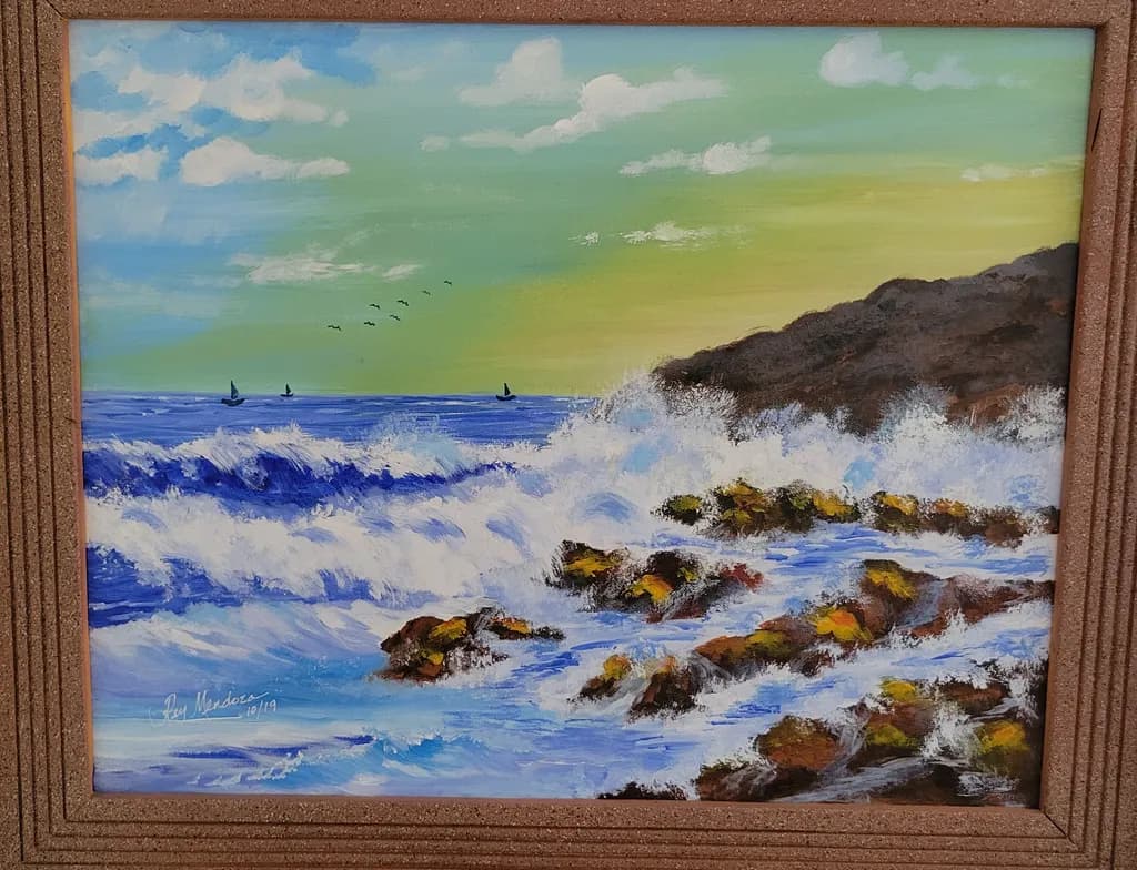 Rocky Shore Waves