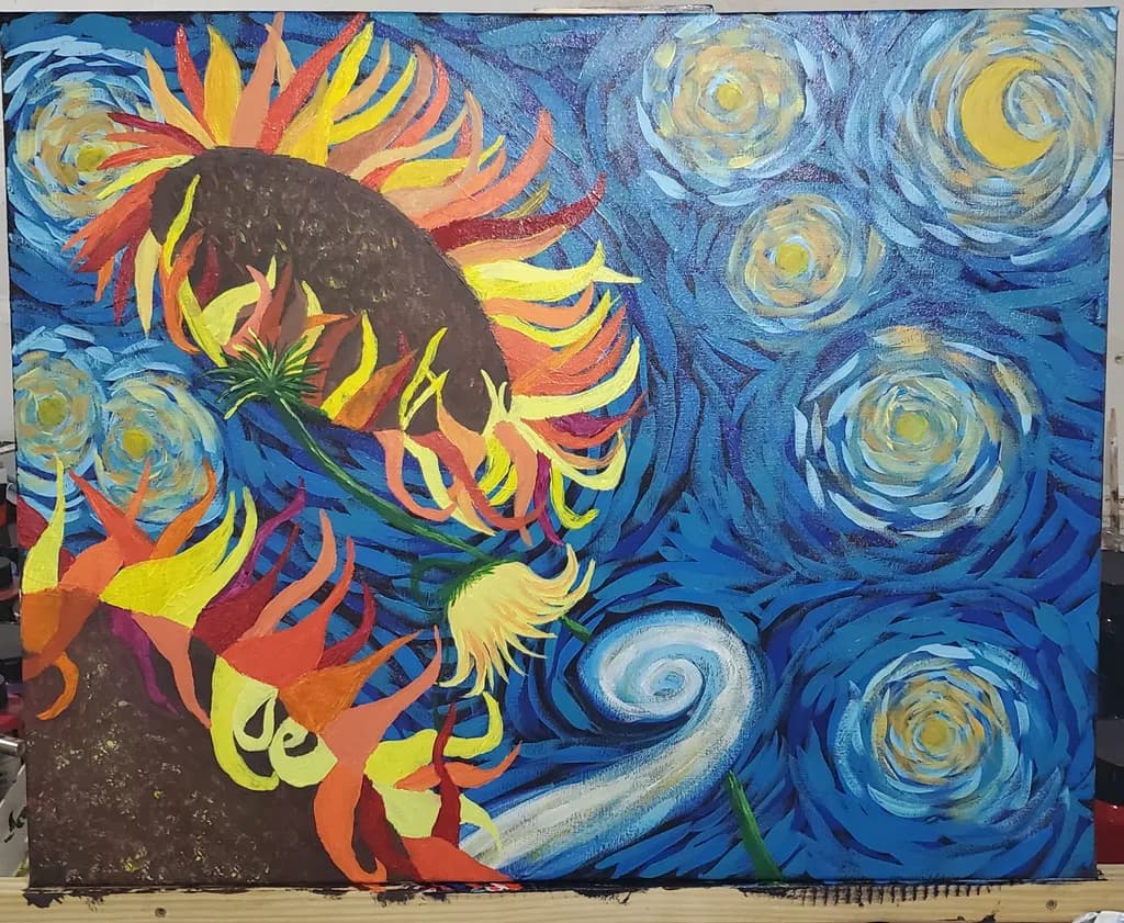 Sunflower Spiral Sky