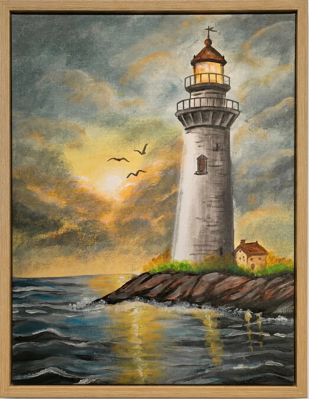 Lighthouse at Sunset