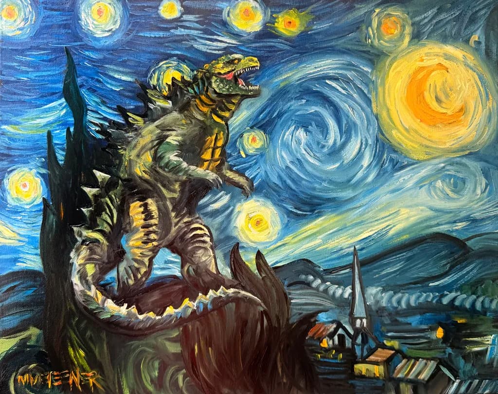 Starry Night Monster