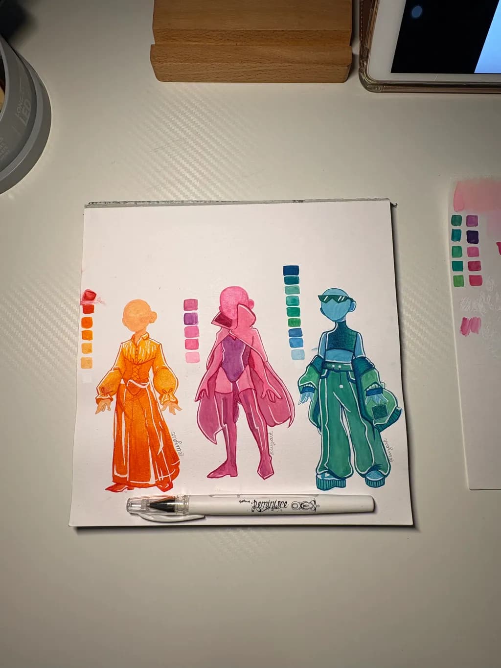 Colorful Character Trio