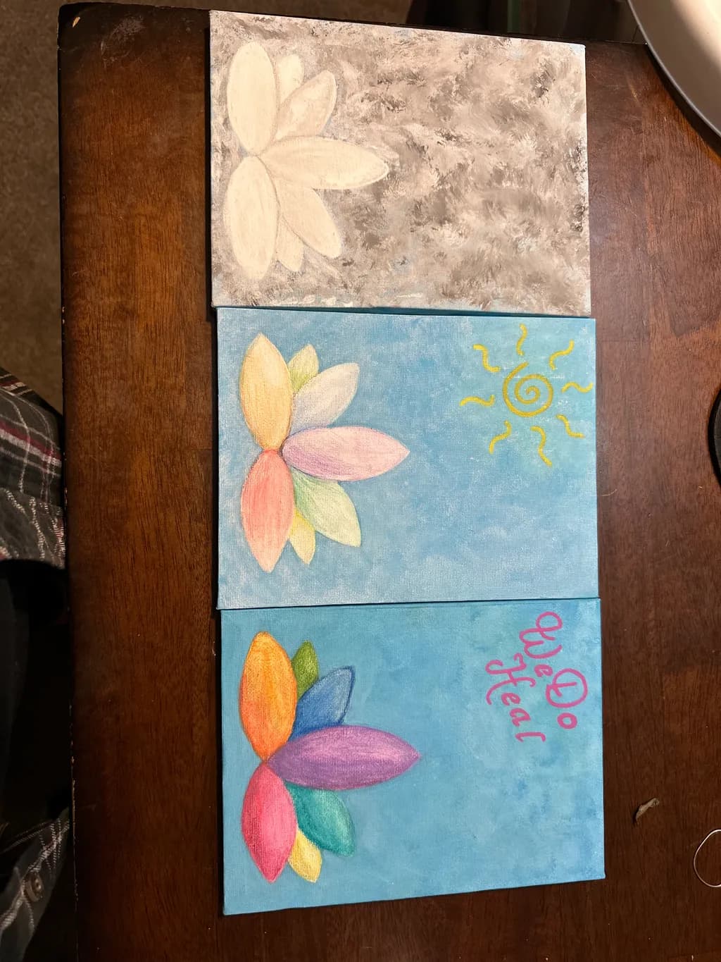 Petal Healing Triptych