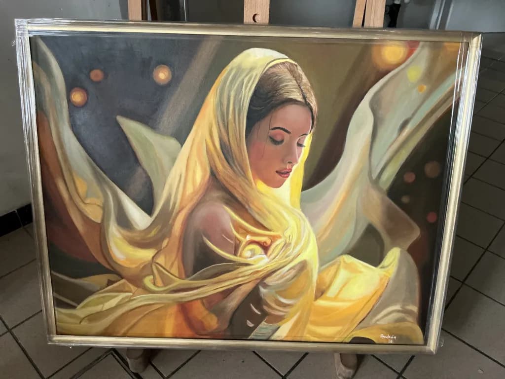 Golden Veil Portrait