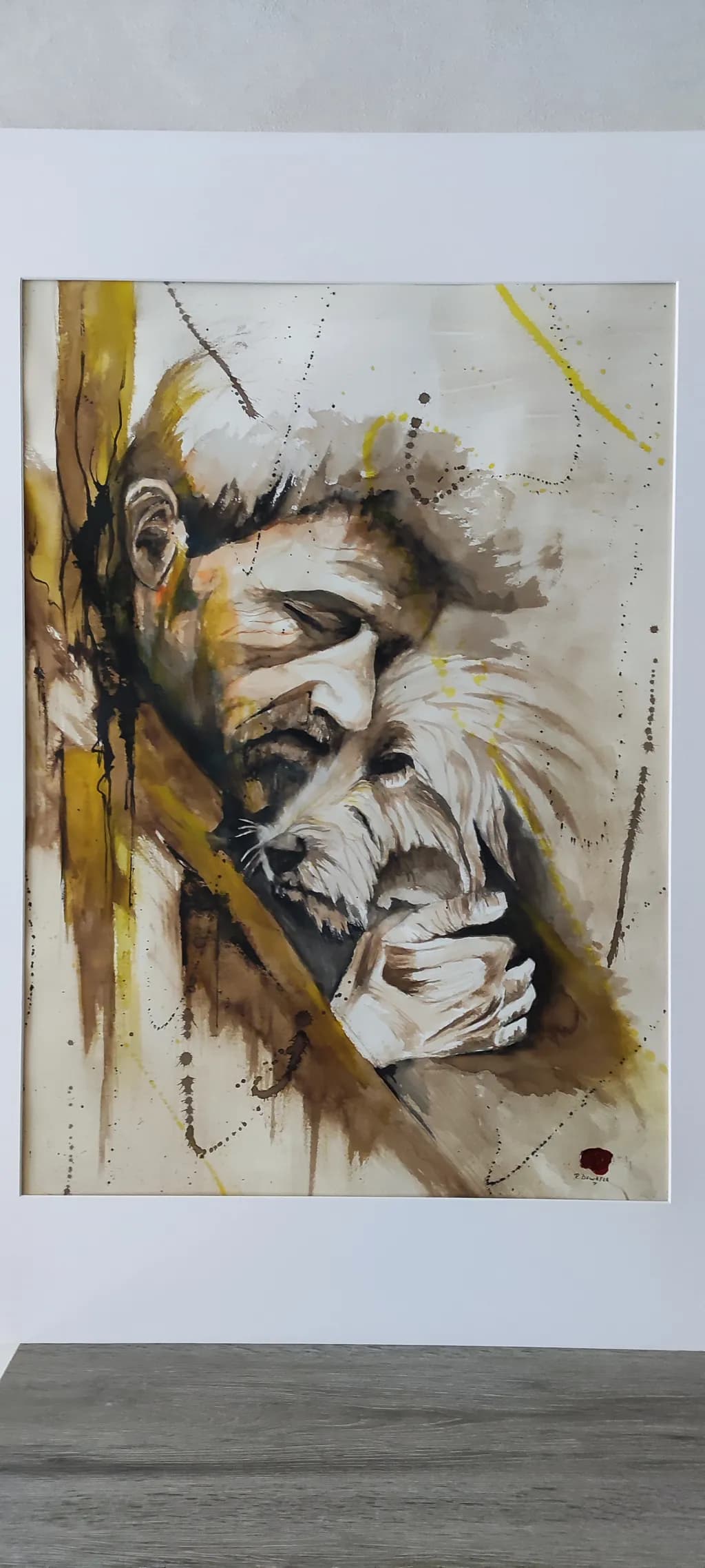 Lion in Abstract Tones