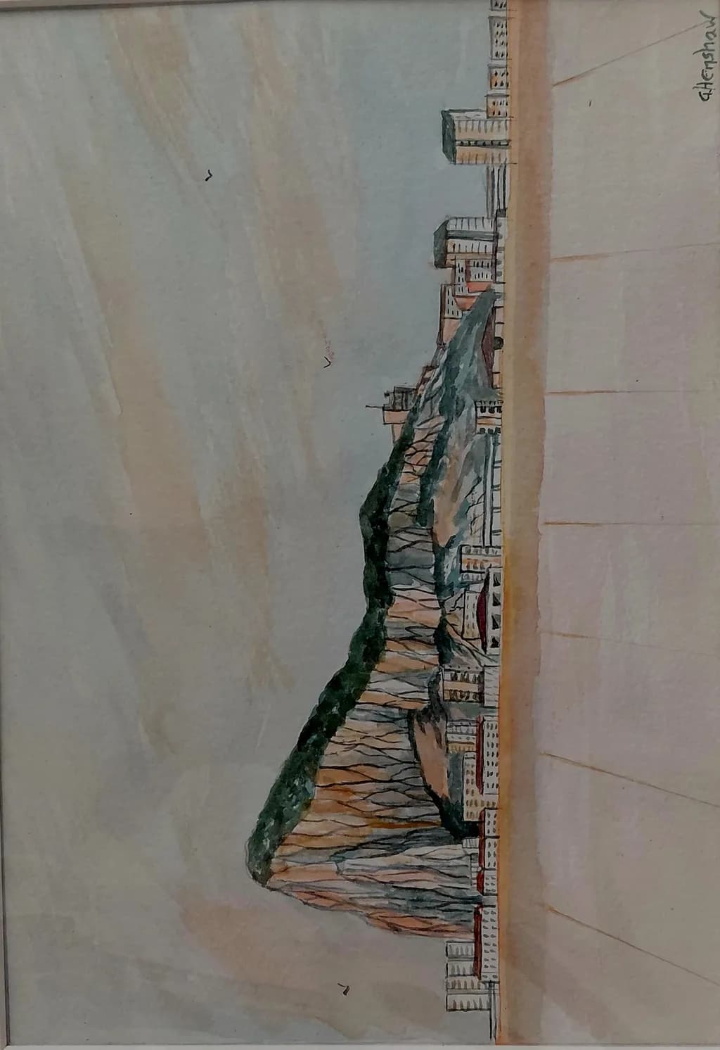Cliffside Cityscape