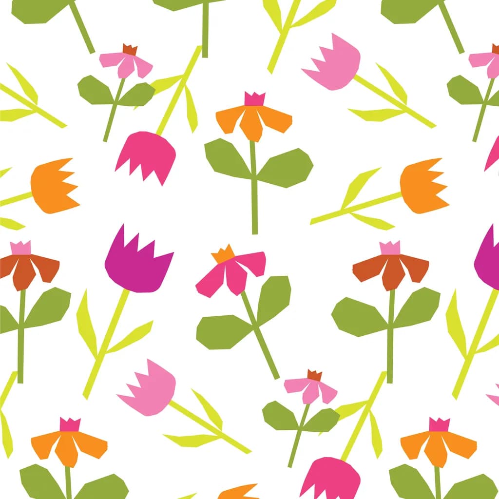 Floral Tulips and Narcissus