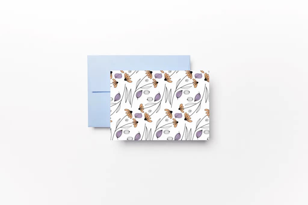 Floral Pattern Cards