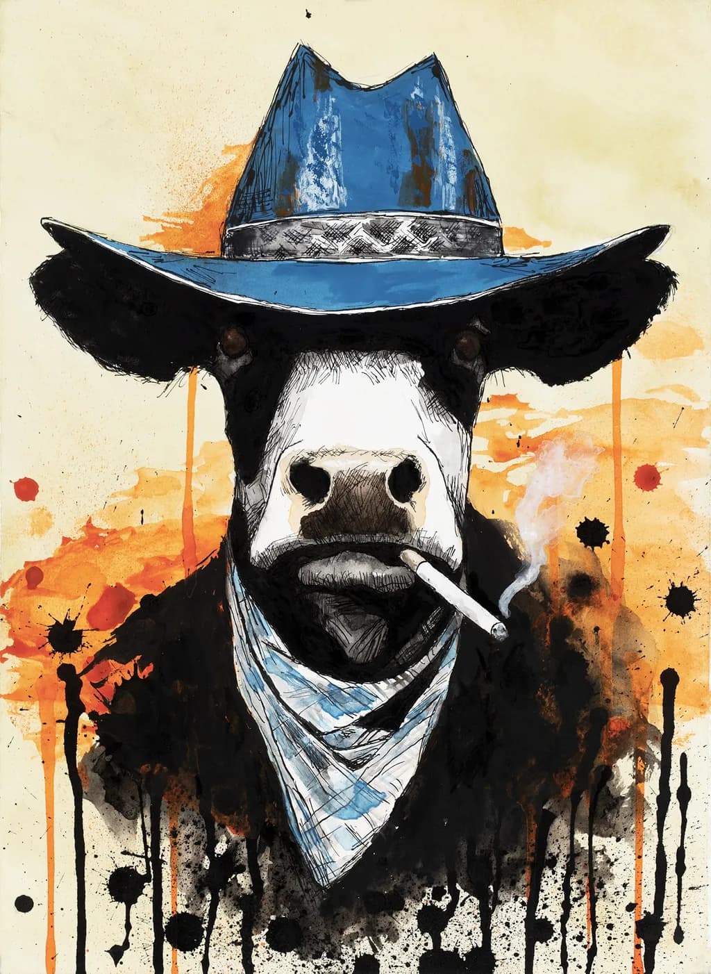 Kitch Cow Cowboy