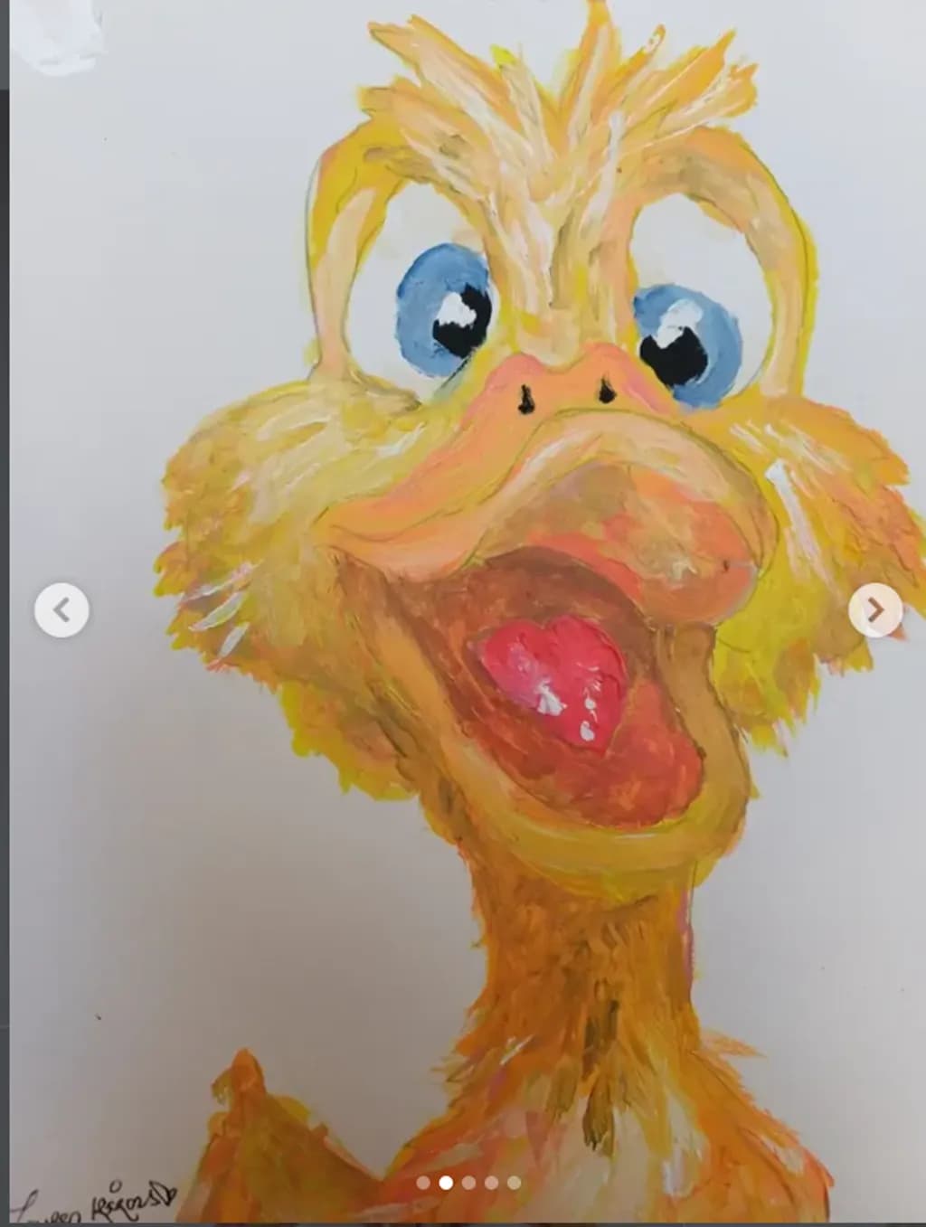Dainty Yellow Duck