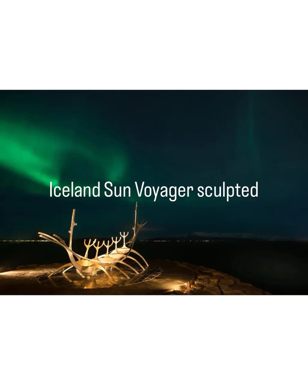Iceland Sun Voyager Sculpture