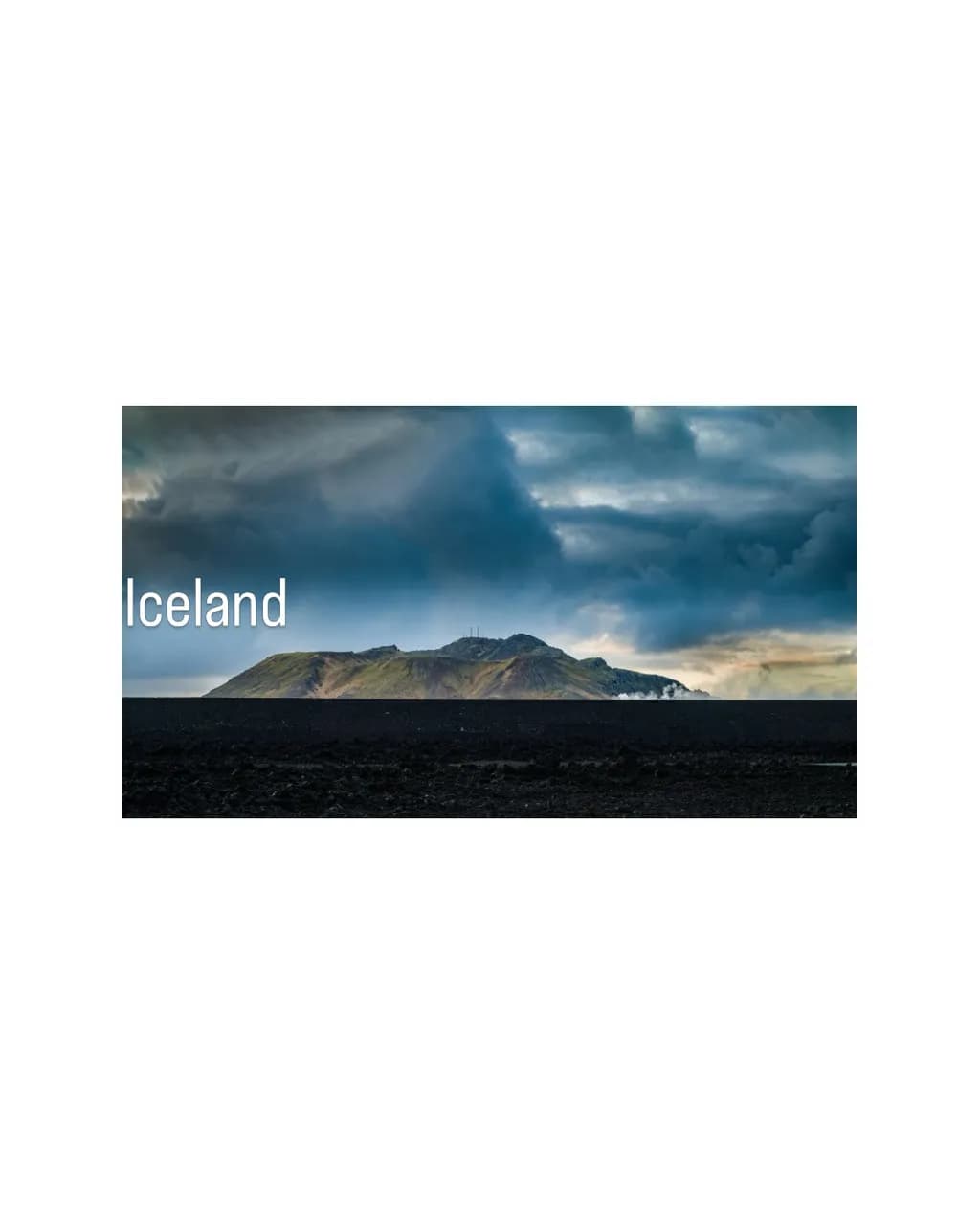 Icelandic Mountain Landscape