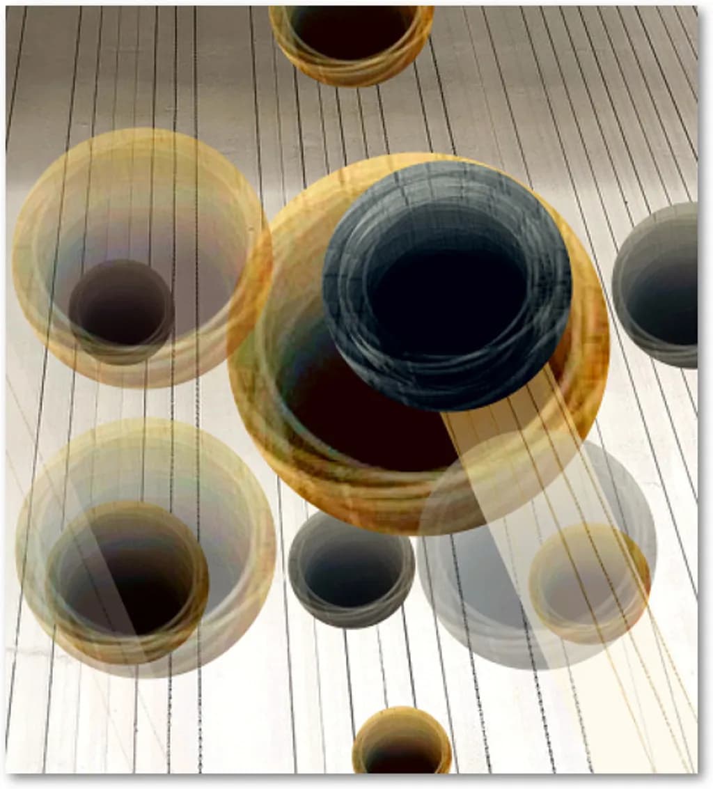Translucent Geometric Circles