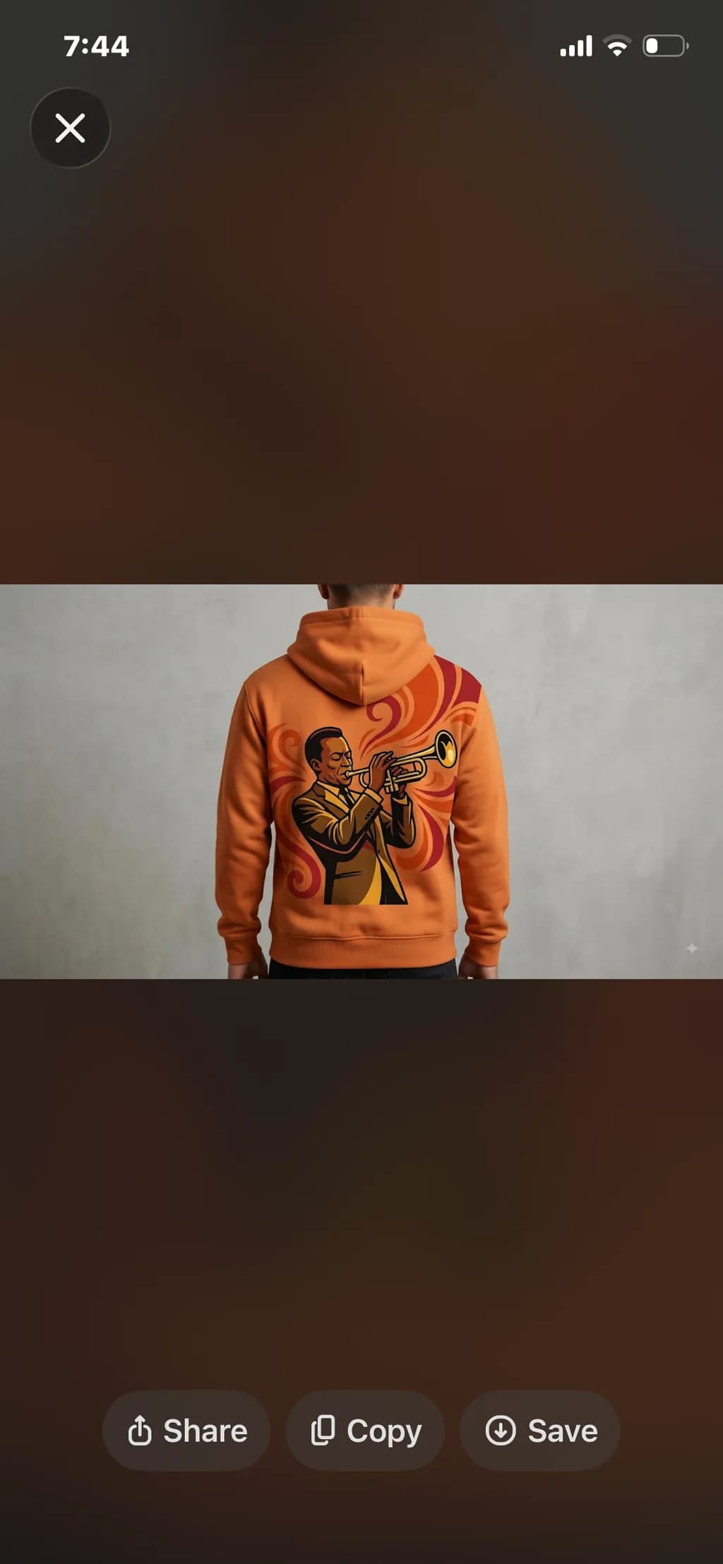 Trumpet Player Hoodie