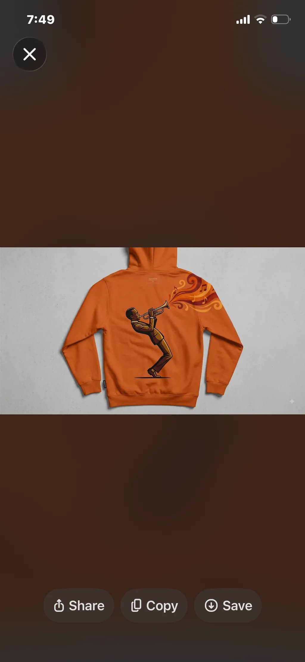 Trumpet Rhythm Hoodie
