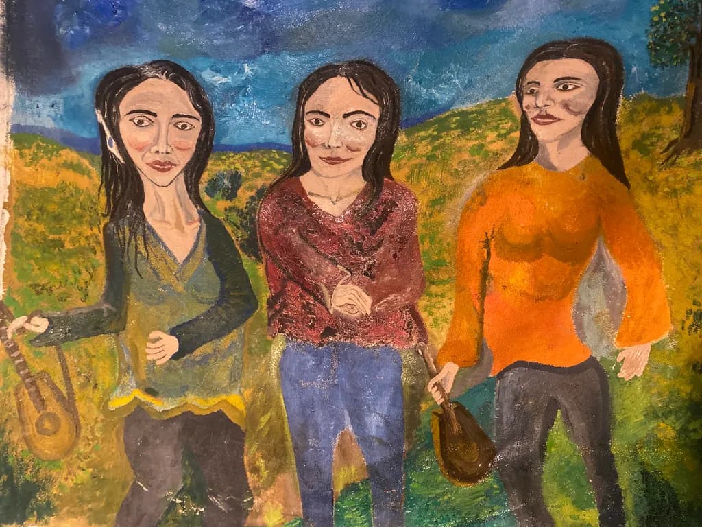 Women with Musical Instruments