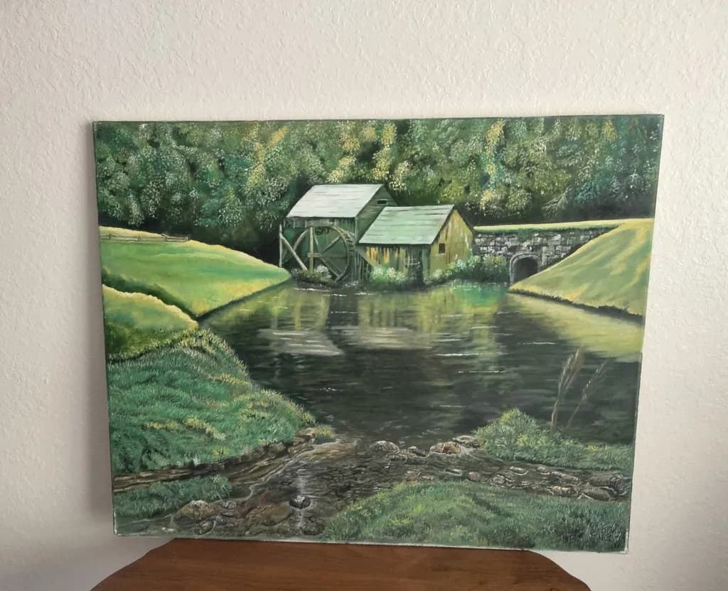 Watermill Reflection