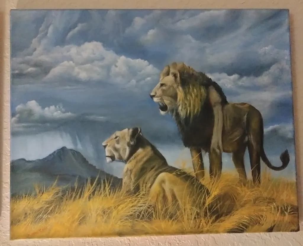 Lion Pride in Grasslands