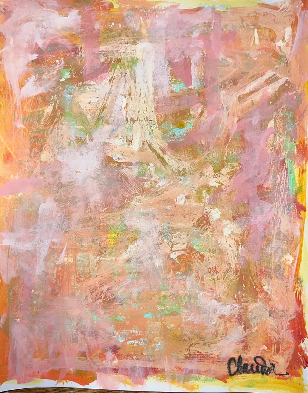 Abstract Canvas Burst