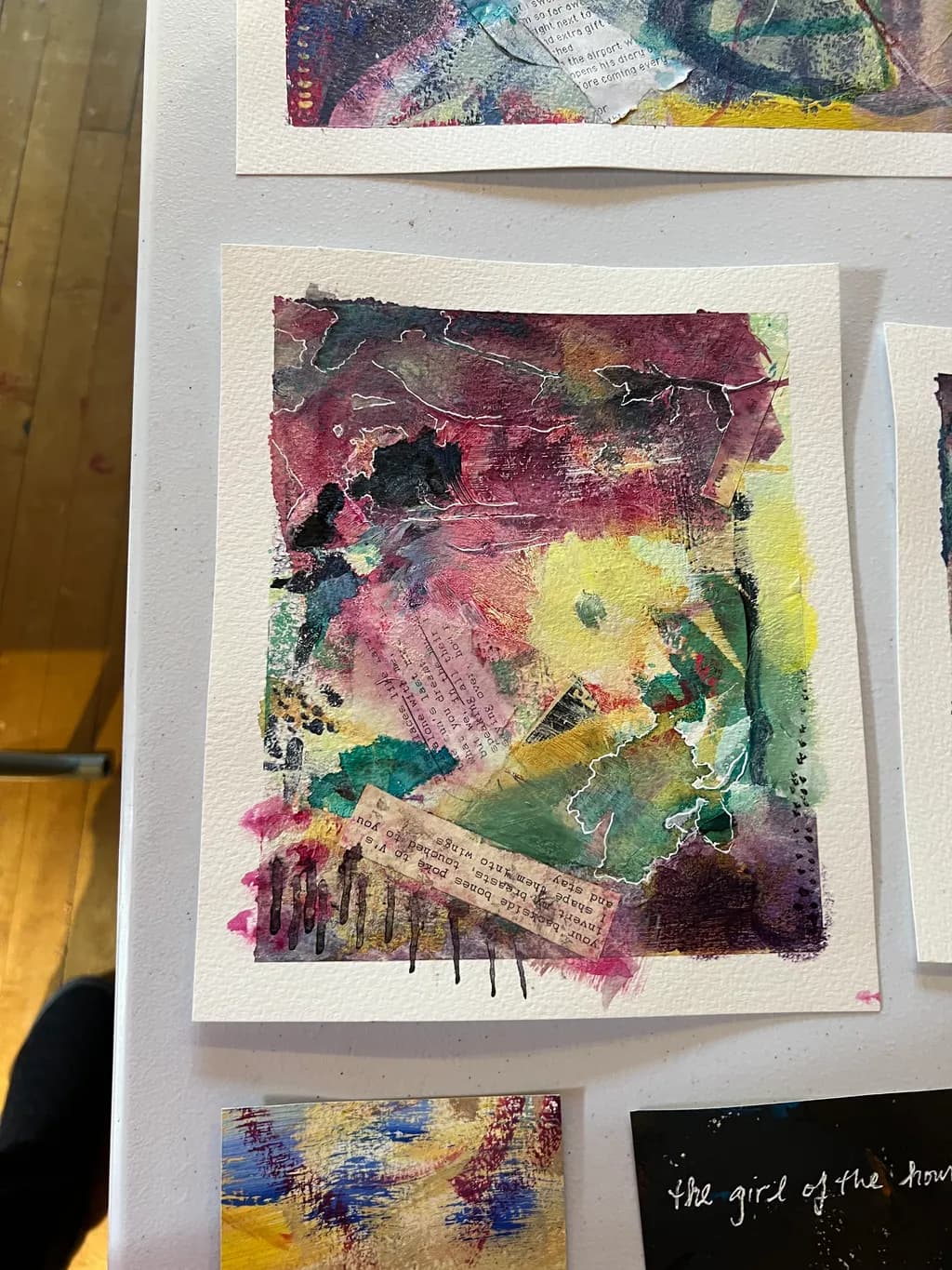 Abstract Collage Burst