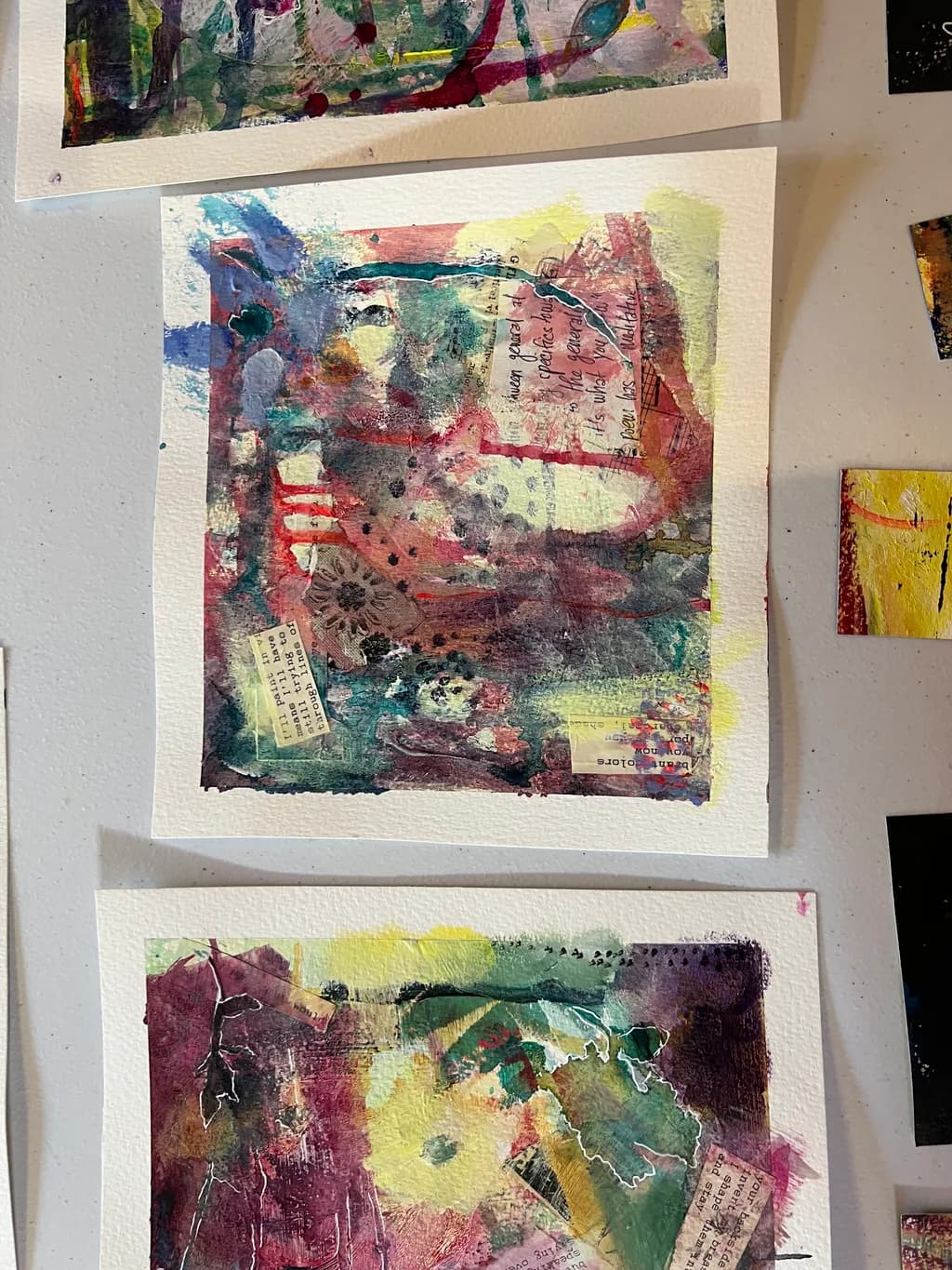 Textured Collage Layers
