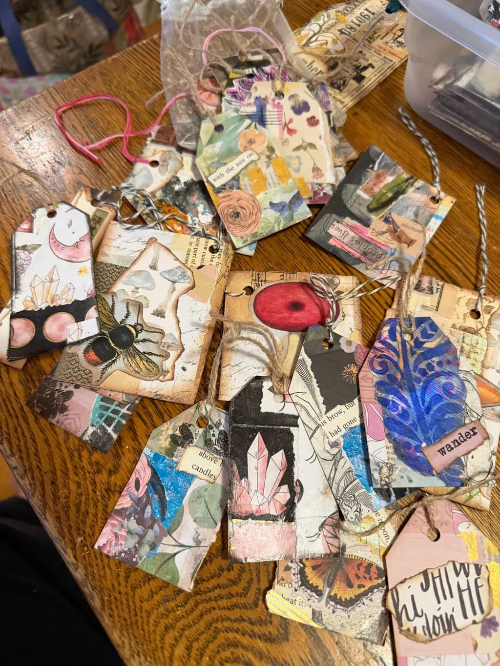 Eclectic Collage Tags