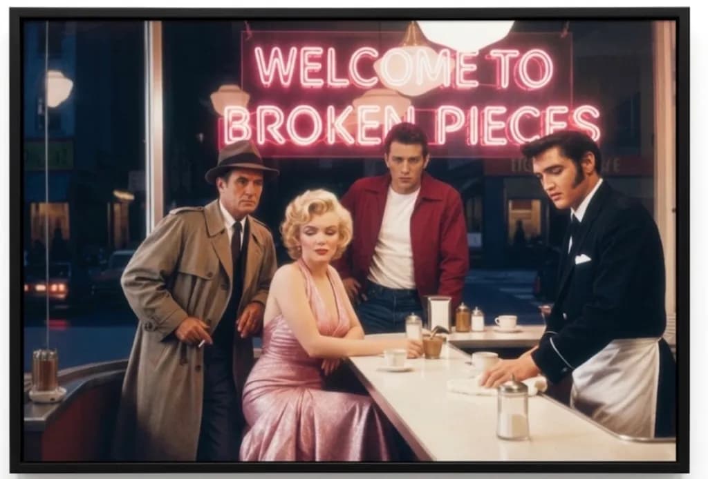 Diner Night Scene