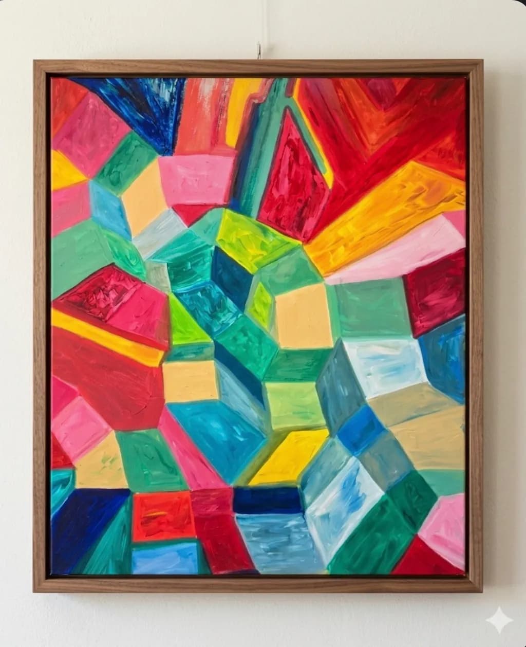 Colorful Geometric Mosaic