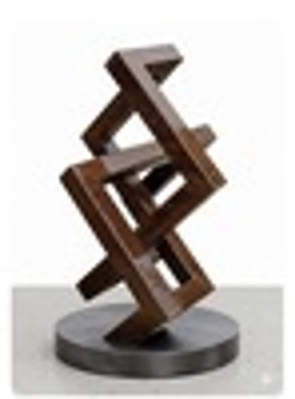 Wooden Geometric Sculpture