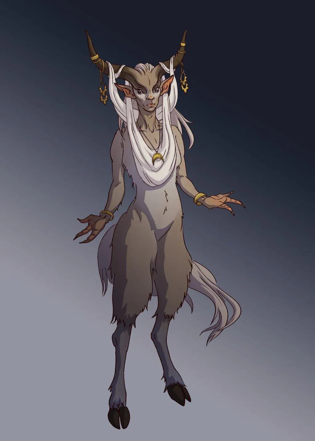 Horned Faun Guardian
