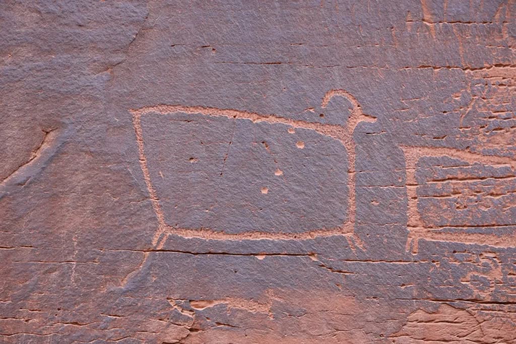 Ancient Rock Petroglyph