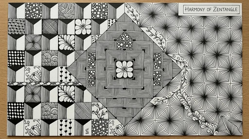 Harmony of Zentangle