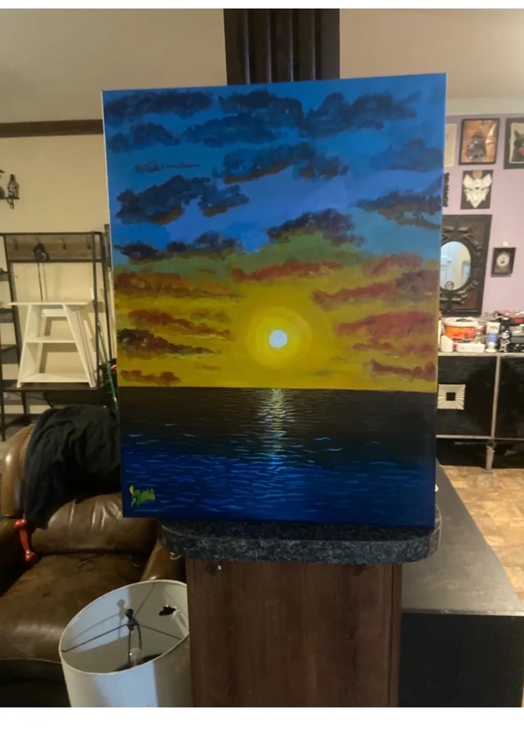 Sunset Over Ocean
