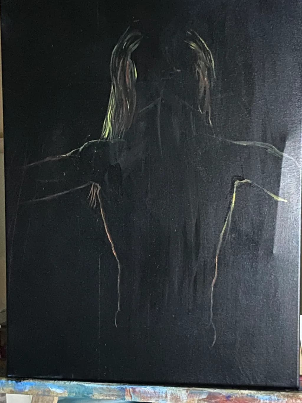 Backlit Figure