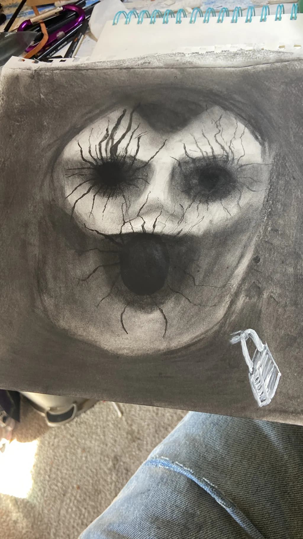 Abstract Face Shadows