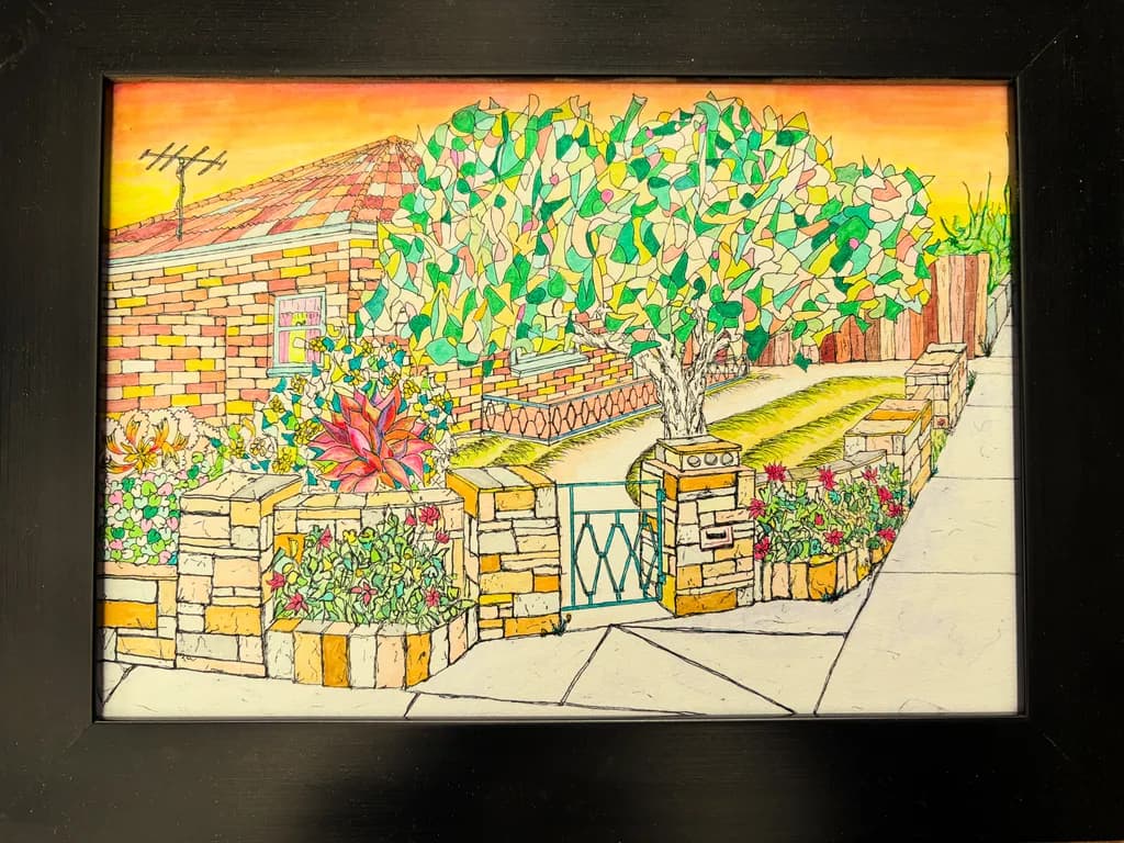 Suburban Garden Gate