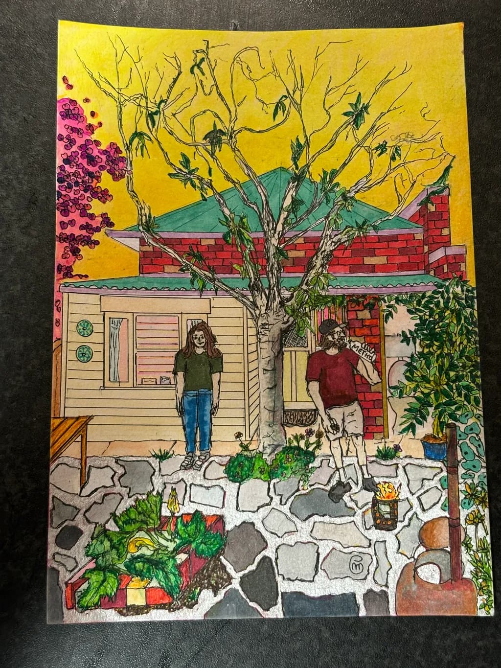 Backyard Scene