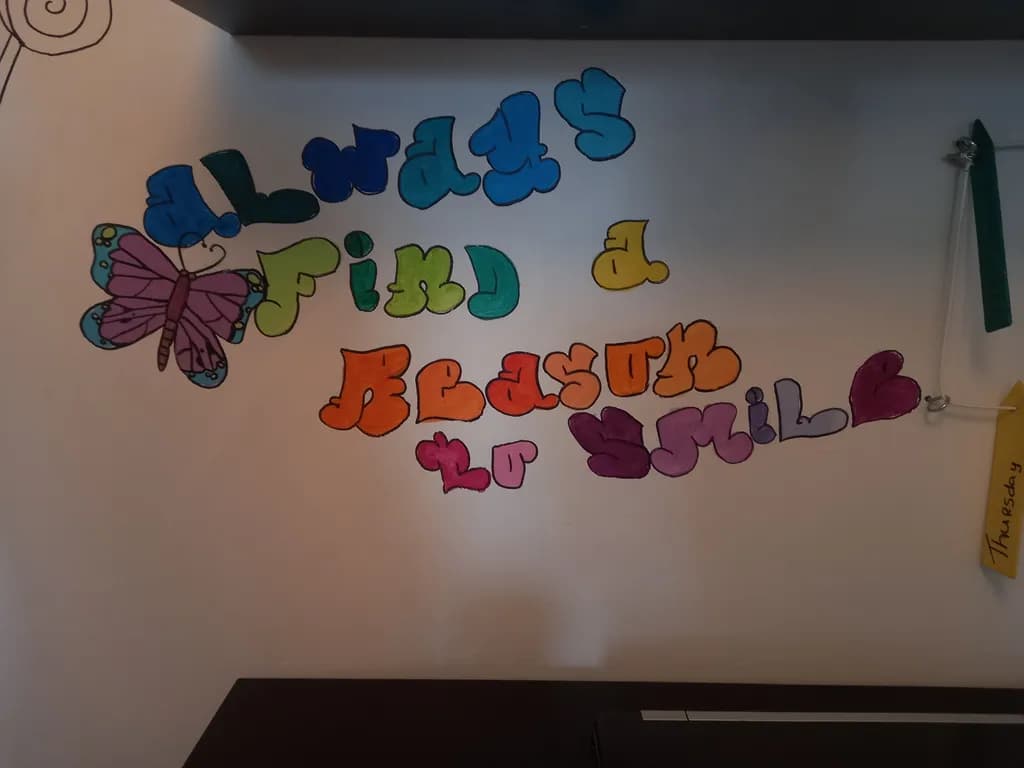 Colorful Butterfly Message