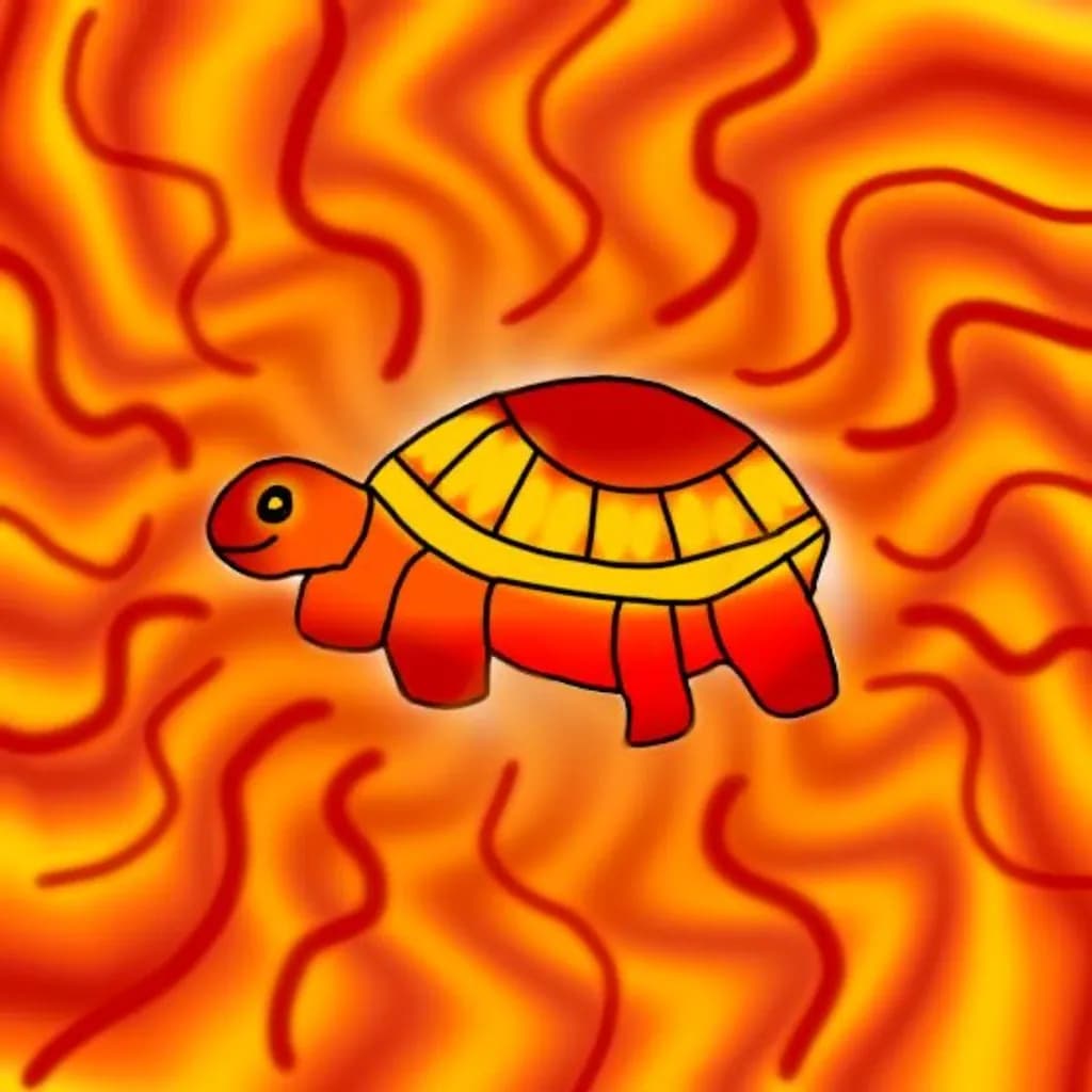 Fiery Turtle