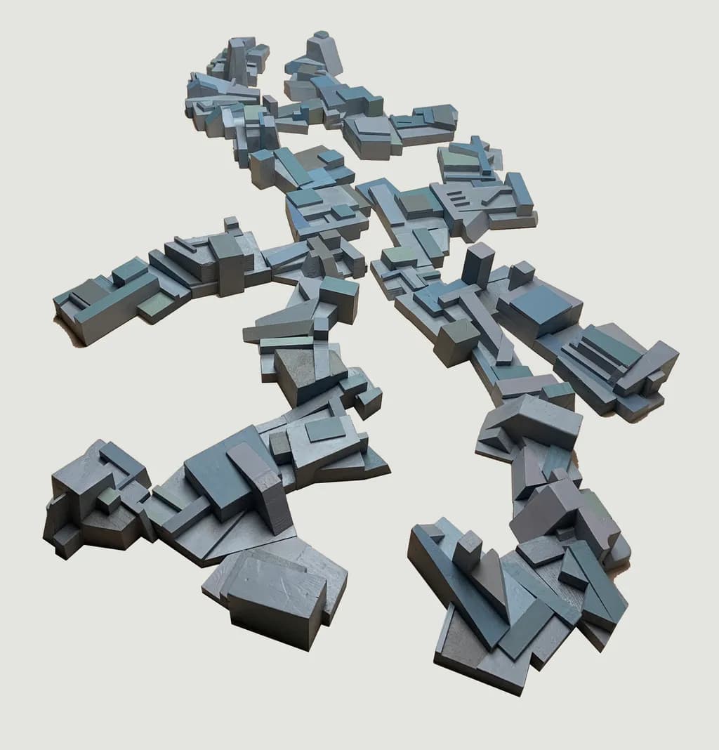 Abstract Cityscape Model